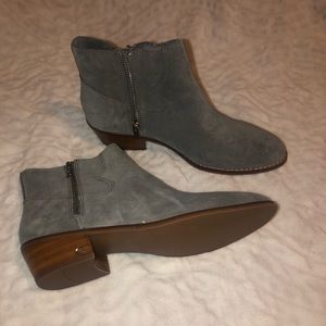 🤍☁️Authentic Coach Grey Suede Booties☁️🤍